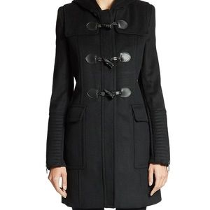 BCBGMAXAZRIA
Women's Black Wool Blend Toggle Coat